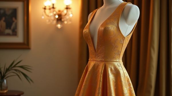 Osez la robe dorée pour briller en toute occasion