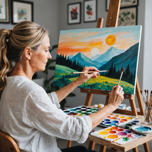 Quels sont les avantages de la pratique de la peinture pour la relaxation et l'expression personnelle?